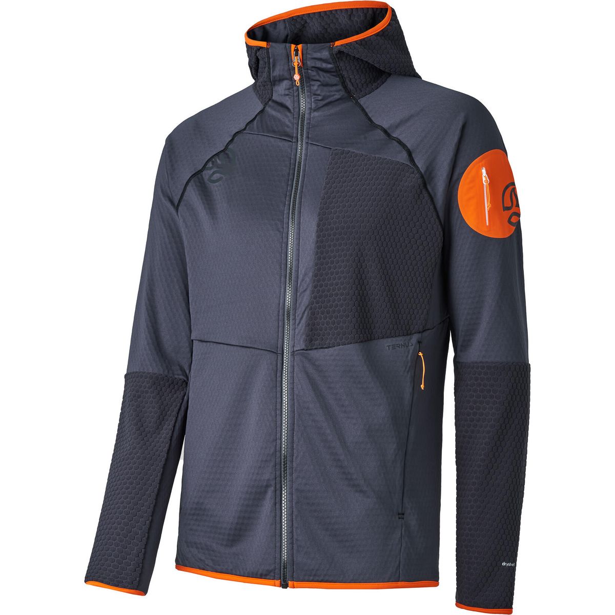 Ternua Ragger Hood Jacket M whales grey/autumn leaf (1386) L 1644186-1386-L