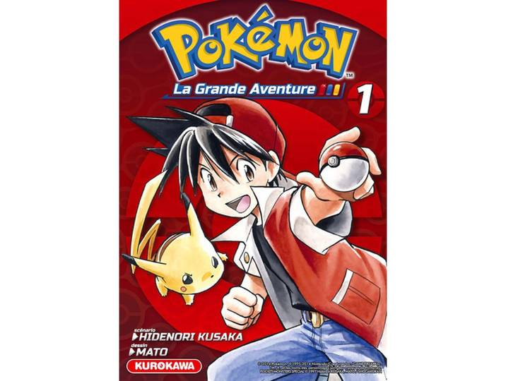 Manga Pokémon la grande aventure Tome 01 KUROKAWA