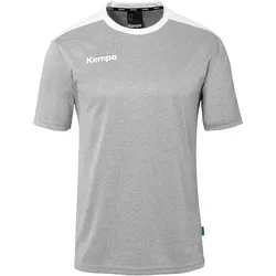 Kempa Emotion 27 Shirt dark grau melange/weiß 140