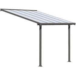 Palram - Canopia Olympia Terrassenüberdachung anthrazit 307 x 295 x 305 cm