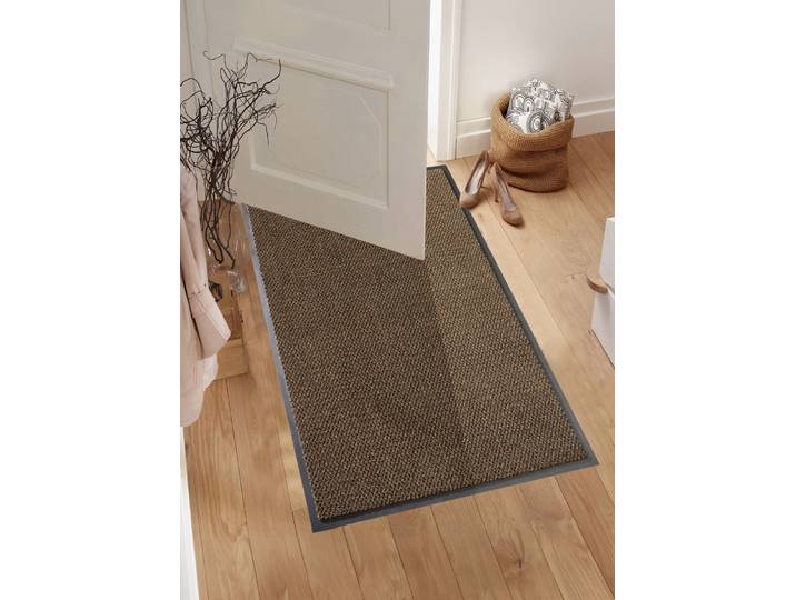Vielseitiger Schmutzfangläufer nach Ihren Wunschmaßen, Braun, Größe 105 (Läufer, 90 cm breit)