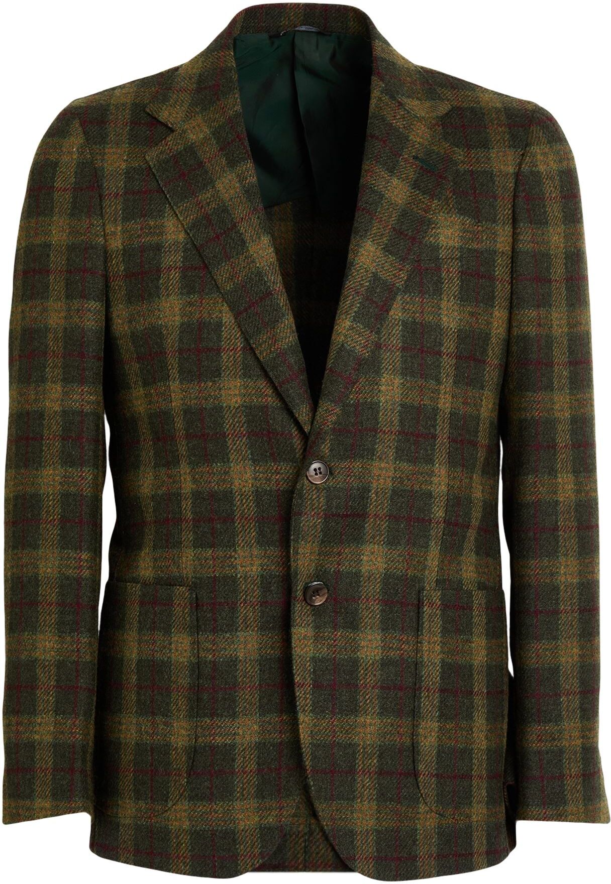 Holland & Sherry Americana Hombre Verde militar 50 Hombre