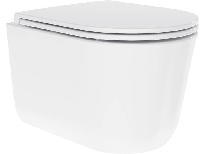 Tiefspül-WC WELLTIME Cascata , weiss (nano weiß), B:36cm H:35cm T:49cm, WCs, Tiefspül-WC, Vortex-Flush