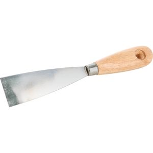 Schuller Spachtel 50032, Breite 40mm, Malerspachtel aus Stahl, mit Holzgriff