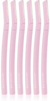 BrushArt Accessories Face & Brow razors navalha para sobrancelhas 6 un.. Accessories Face & Brow razors