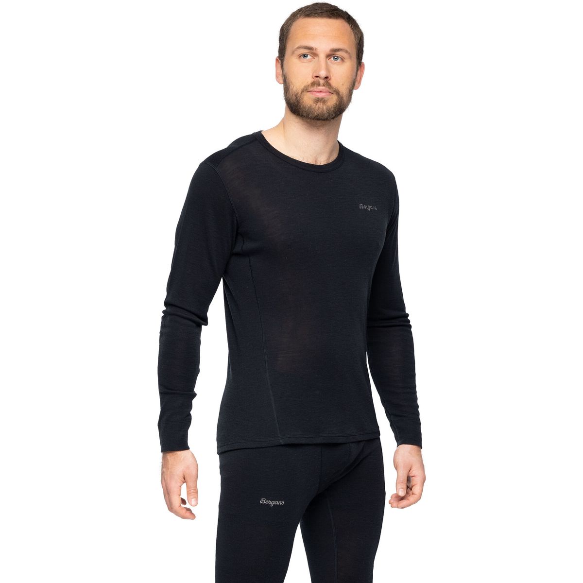 Bergans Inner:dual Merino Long Sleeve Men black (91) S 252293-3426-91-S