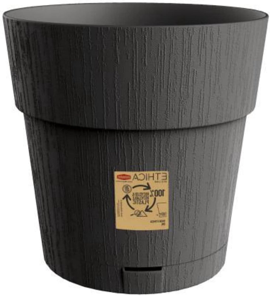 C/RIS Acqua Vaas ETHICA Decoratievaas in Grafiet - Ø15 cm
