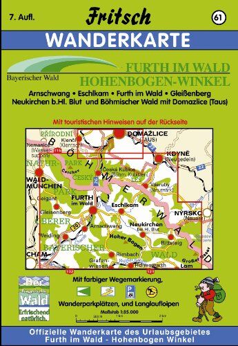 Furth im Wald, Hohen-Bogen-Winkel: Arnschwang, Eschlkam, Furth i. Wald, Gleißenberg, Neukirchen v. Hl. Blut. Böhmerwald mit Domázlice (Taus) - Preis vom 17.10.2026 19:25:27 h