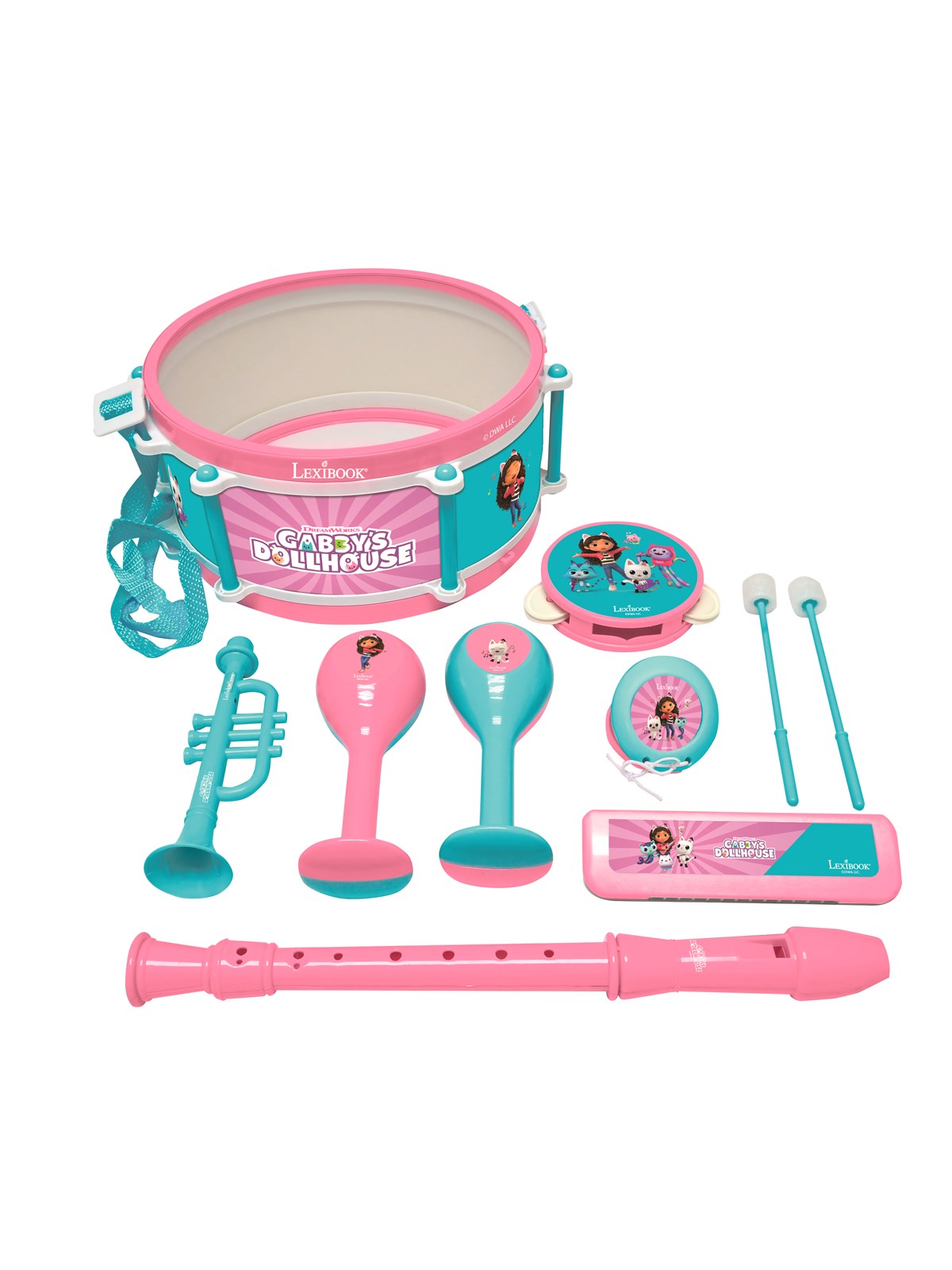 Gabby's Dollhouse Musical Set 7 pcs