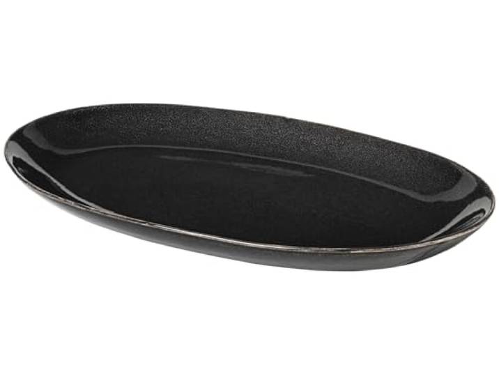 Broste Copenhagen Nordic Coal Plat ovale