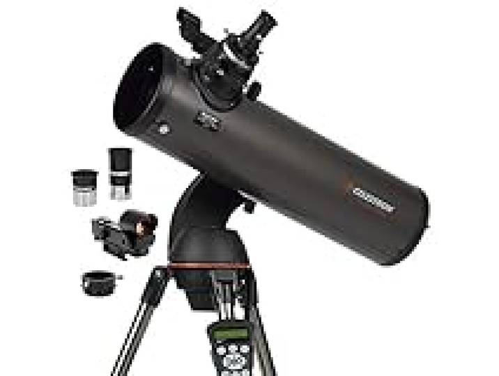 Celestron 31145 NexStar 130SLT Portable Computerised Newtonian Reflector Telescope, Grey