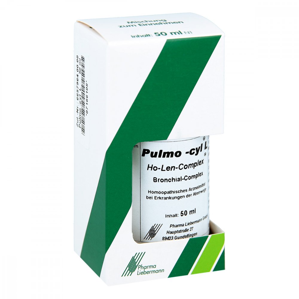 Pharma Liebermann GmbH Pulmo Cyl L Ho Len Complex Tropfen 07186108