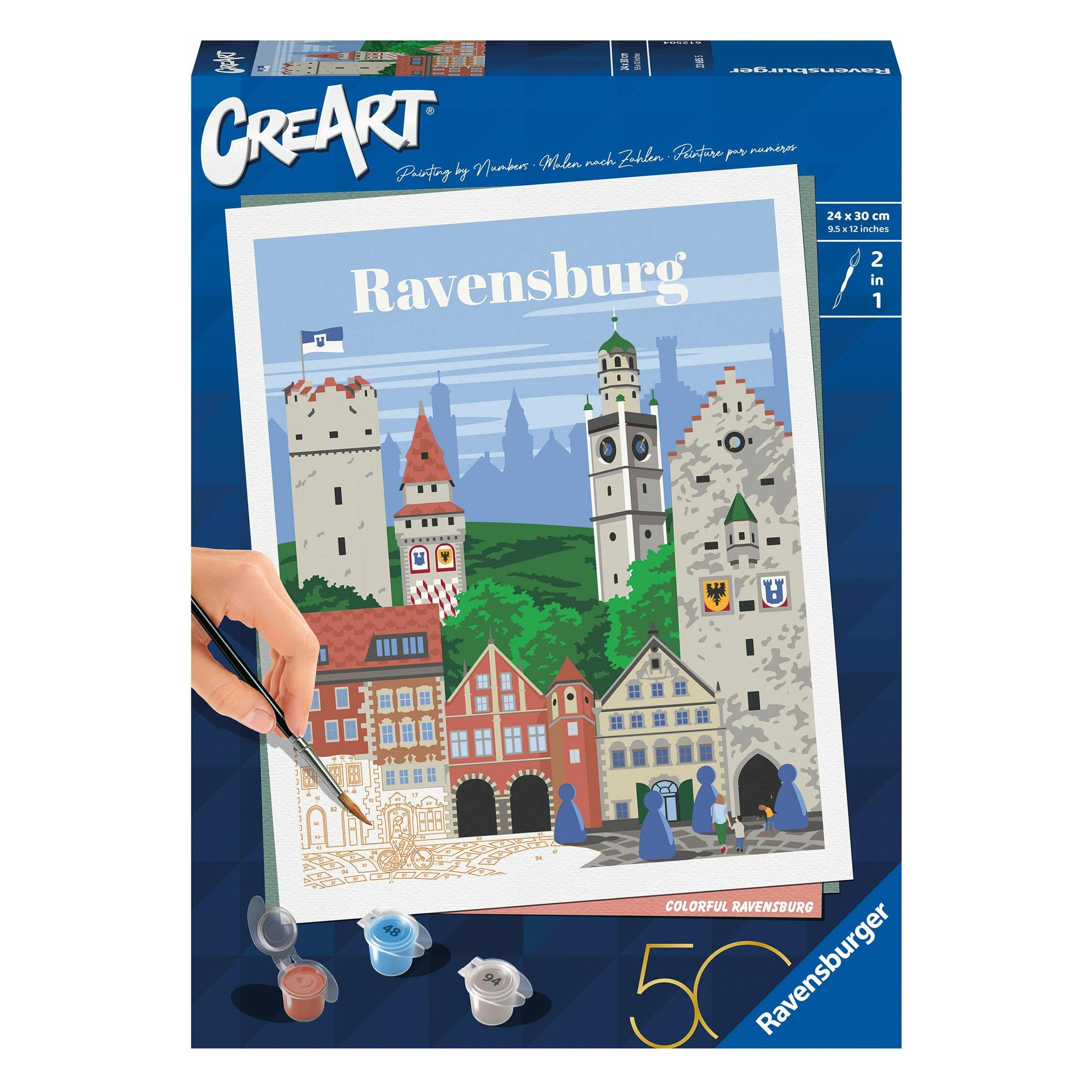 Ravensburger CreArt - Malen nach Zahlen Colorful Ravensburg (23685)