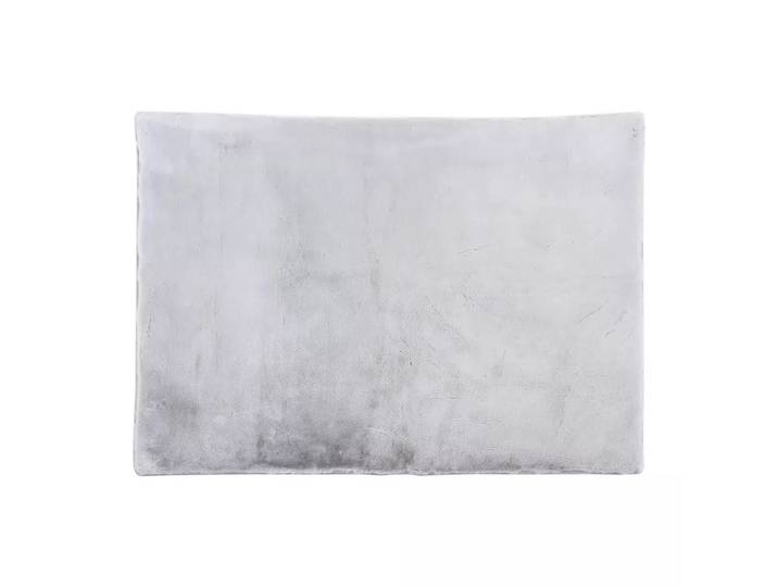 Vente-unique - Hochflorteppich in Pelz-Optik - 160 x 230 cm - Grau - BUNNY, 160X230CM