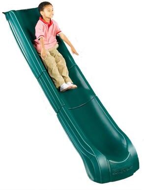 "Swing-N-Slide 3-Piece Super Summit Slide - Green - Mounts to 5' Platforms - 102.5"" L x 21"" W x 8"" H"
