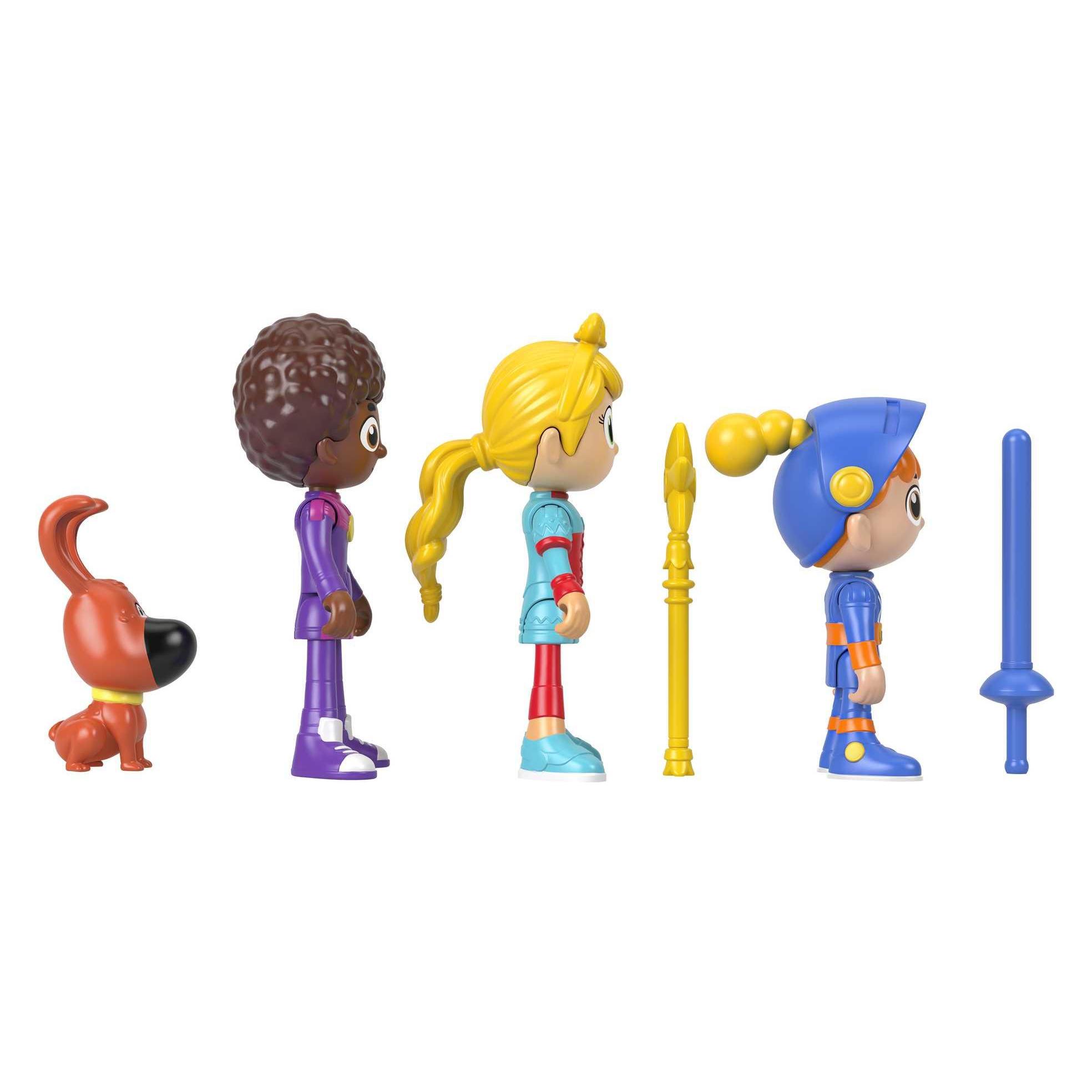 Imaginext Gus der klitzekleine Ritter Zauberin Iris & Freunde 4er-Pack (HGP35)