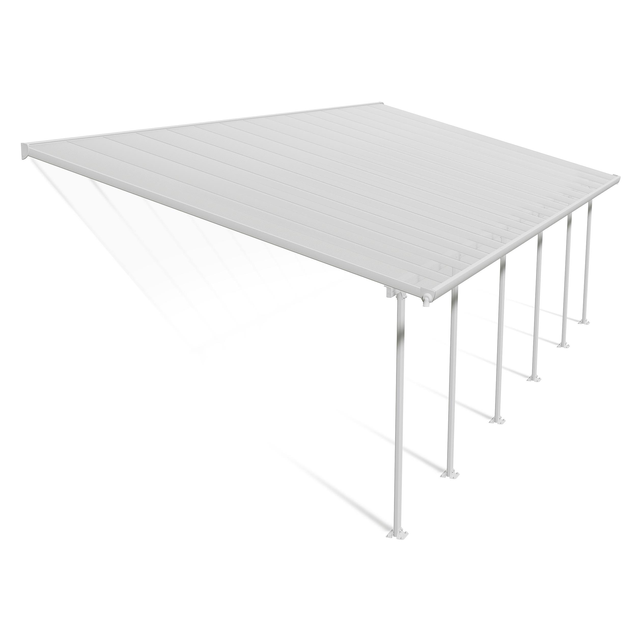 Canopia Terrassenüberdachung Feria 380x1031cm Weiss (47147583)