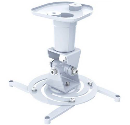 TECHly ICA-PM-100WH Beamer-Deckenhalterung Neigbar, Drehbar Boden-/Deckenabstand (max.): 218 mm Weiß