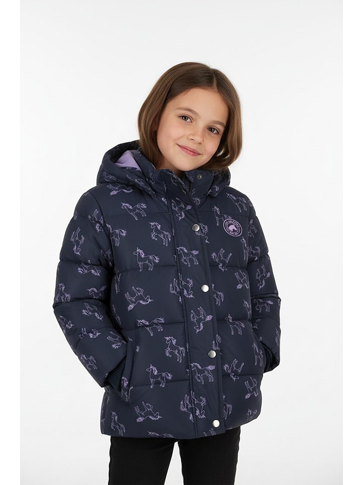 Salt and Pepper Steppjacke in Dunkelblau - 110