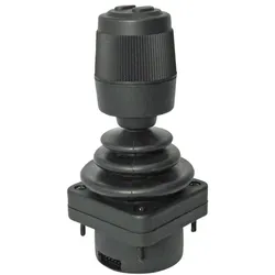 APEM Joystick 3 Achsen Hall, Schalter + Taster, Schwarz