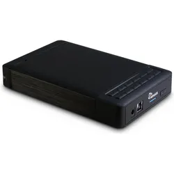 Intertech . S-ATA I/ II/III, Max, USB 3.0 (3.5"), Festplattengehäuse, Schwarz