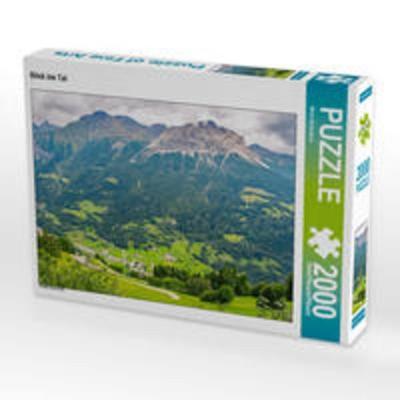 CALVENDO Puzzle Blick ins Tal 2000 Teile Puzzle quer | 2000 Teile Lege-Größe 90 × 67 cm Foto-Puzzle für glückliche Stunden