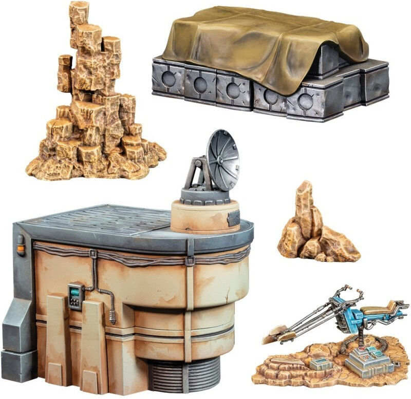 Atomic Star Wars Legion - Galactic Battlefield Terrain Starter Set