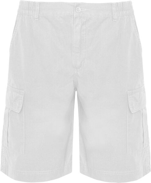 Bermuda de travail avec logo en sergé polyester Armour blanc M