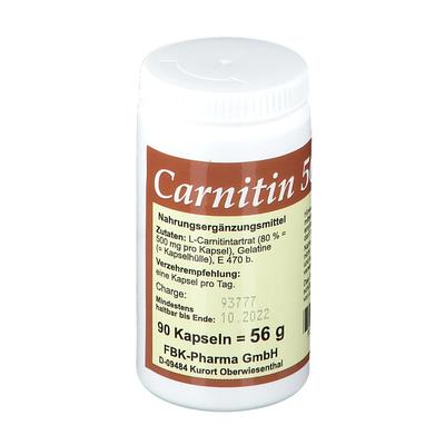 Carnitin 500 Kapseln 90 St