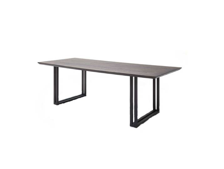 Styles United Clifton Esstisch mit U-Metallgestell Industrial, M