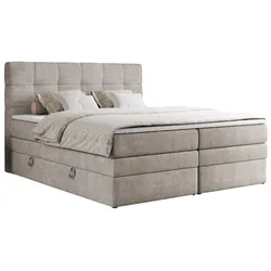 BOXSPRINGBETT ERNI KING 160/200 Beige Struktur - H3