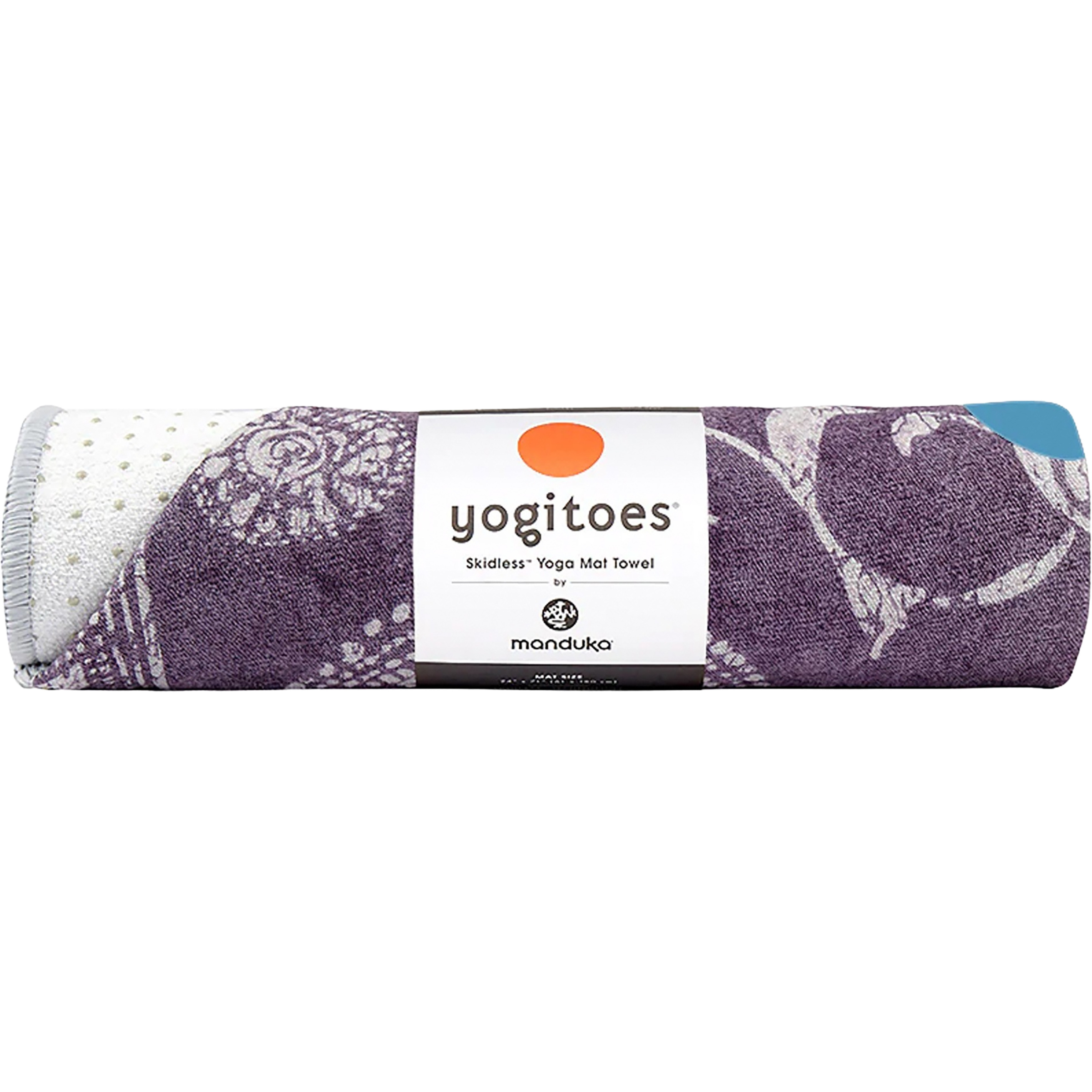 Manduka Yogitoes 2.0 Yoga Handtuch Yogamatten lila Größe 180x61cm Yoga
