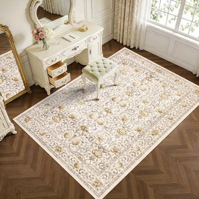 Garvee William Morris Style Floral Area Rug