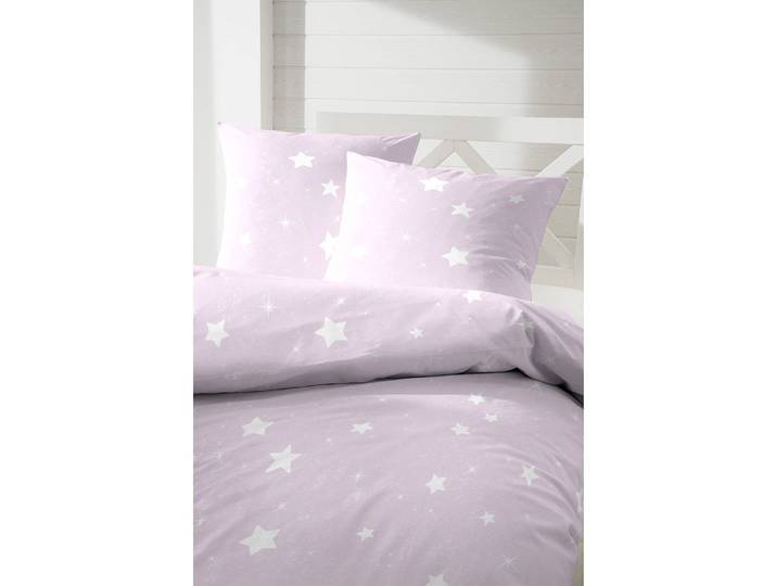 Biber Bettwäsche Sternchen Pink