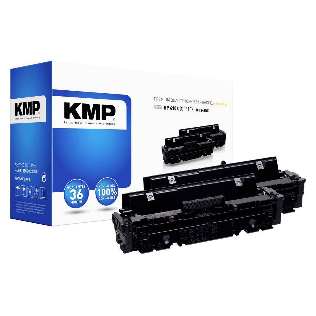 KMP Toner Doublepack H T242XD, Schwarz/Schwarz (BK) (2538,3021)