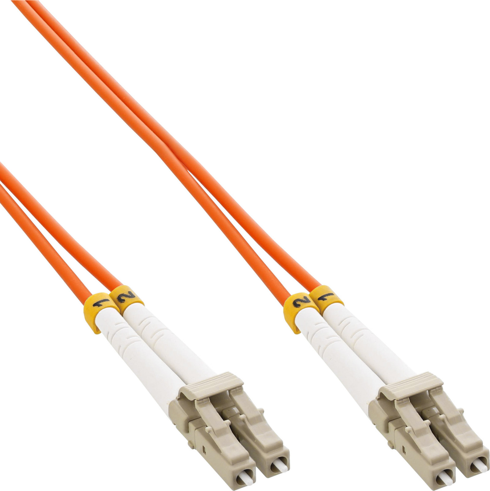 InLine 88543 LWL Duplex Kabel, LC/LC, 50/125µm, OM2, 3m