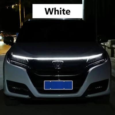 Combo Retail Shop LED Daytime Running Light Car Hood Decorative Ambient Lamp, Engine Hood Guide DRL Lights white