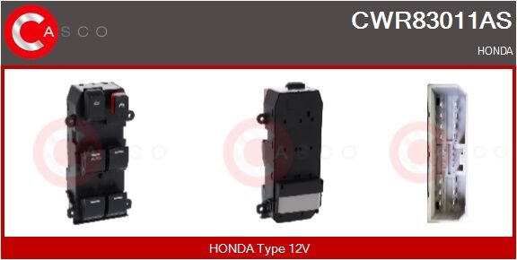 Casco Schalter, Fensterheber Cwr83011as Vorne Für Honda