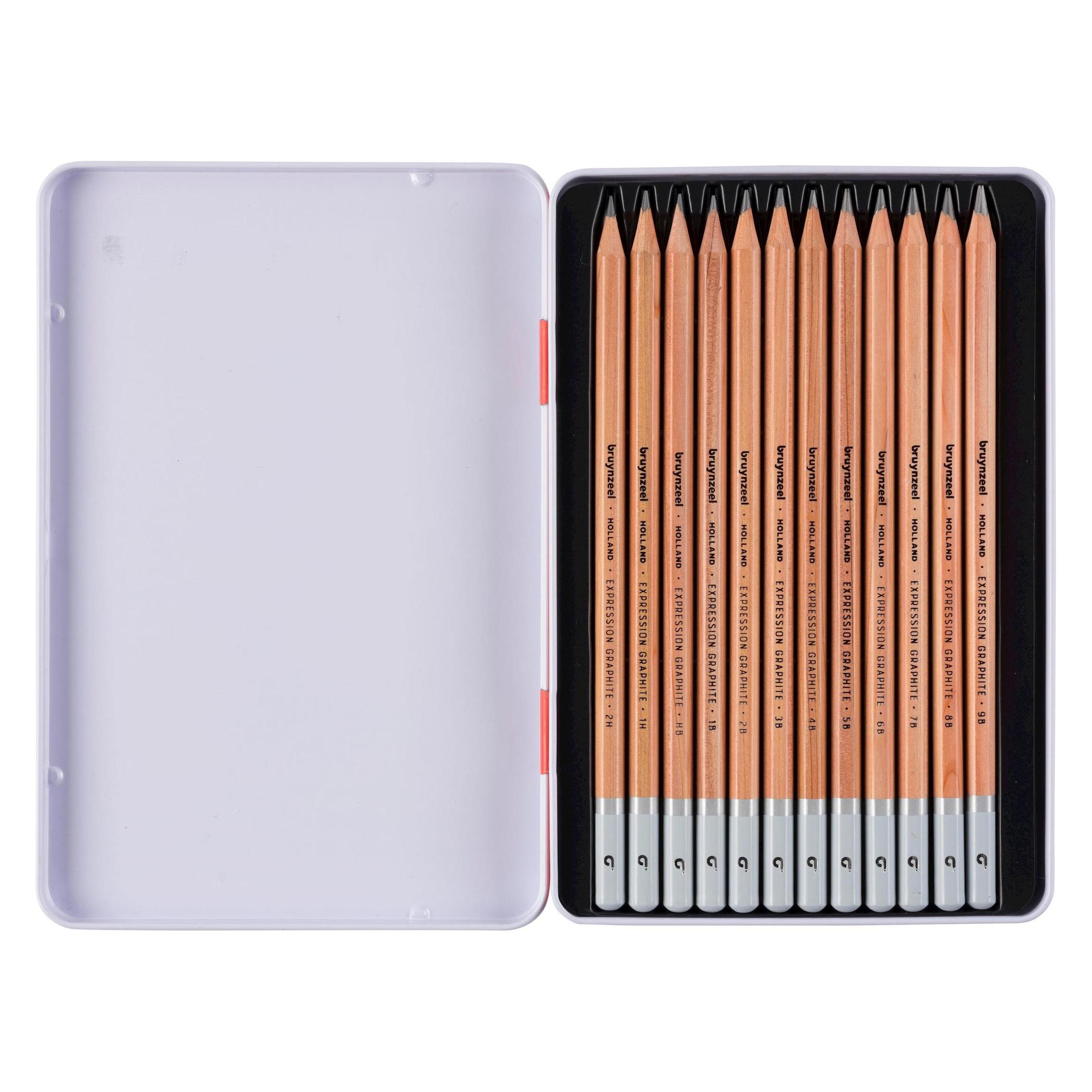 Bruynzeel Bleistift Expression 2.2 - 3.6 mm, 12 Stück (3.60 mm, HB, 12x) (60311012)