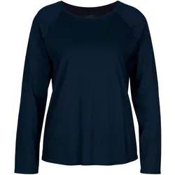 Tchibo - Calida »Deepsleepwear Balance« Langarm-Shirt - Damen - Gr. M - blau