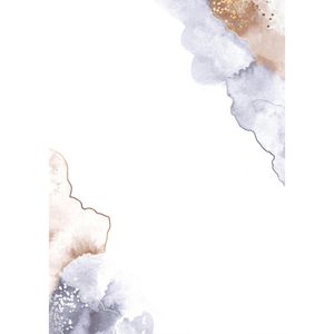Böttcher-AG Briefpapier aqua-50, Aquarell, A4, 90 g/m², 50 Blatt