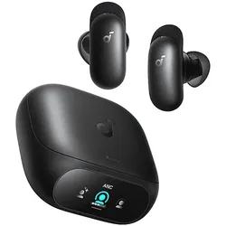 SOUNDCORE BY ANKER Liberty 5 Pro TWS, Anrufqualität 10 Mikros, Noise Cancelling, ANC 4.0, Hi-Res, In-ear Kopfhörer Bluetooth Black