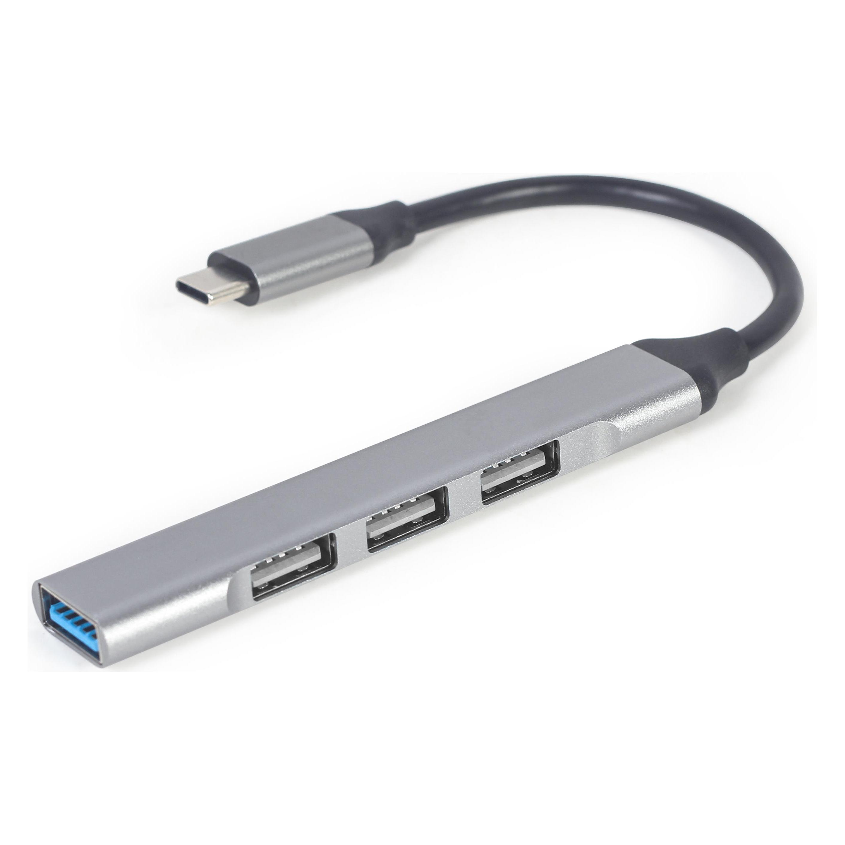Gembird USB Type-C 4-port USB hub (USB-C, 4 Ports) (UHB-CM-U3P1U2P3-02)