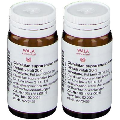 Glandulae Suprarenales comp.Globuli 2x 2x20 g Globuli
