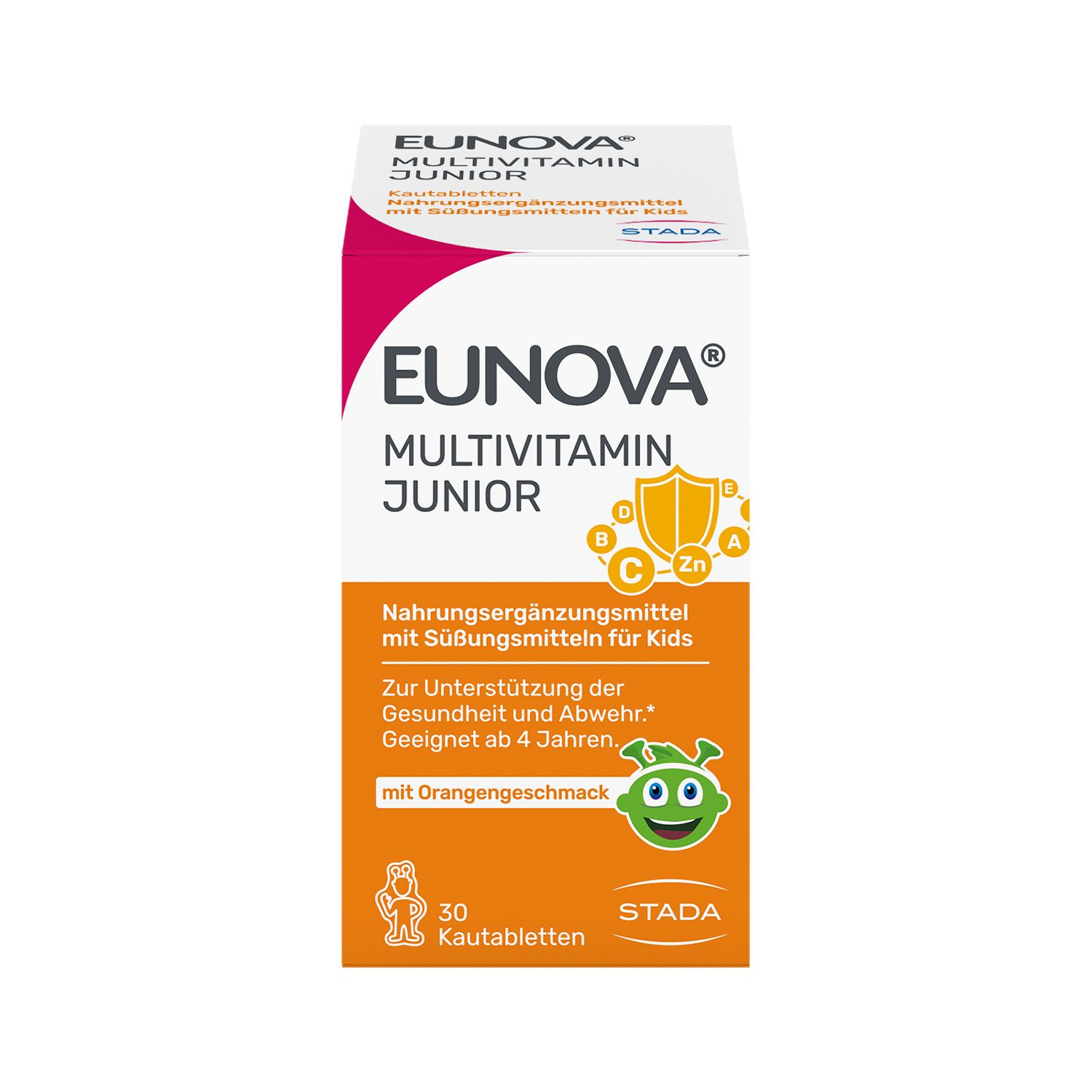 Eunova Junior Kautabletten m.Orangengeschmack 30 St