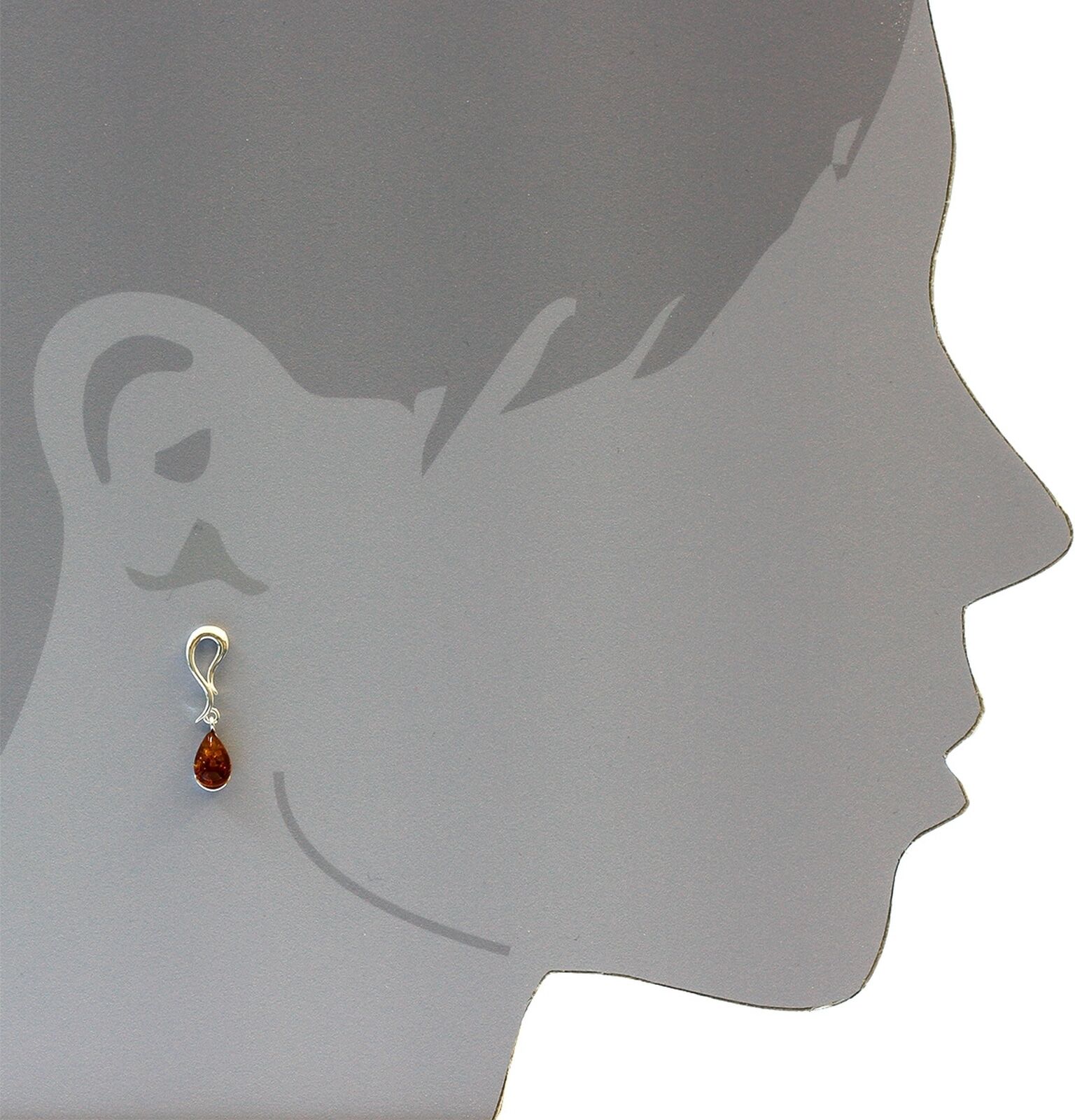 Paar Ohrhänger OSTSEE-SCHMUCK "Ostsee-Schmuck Ohrhänger Milly Ohrhänger Milly", weiß (weiß, neutral), Ohrringe, Damen, 26x7mm, Silber 925 (Sterlingsilber), Paar Ohrhänger