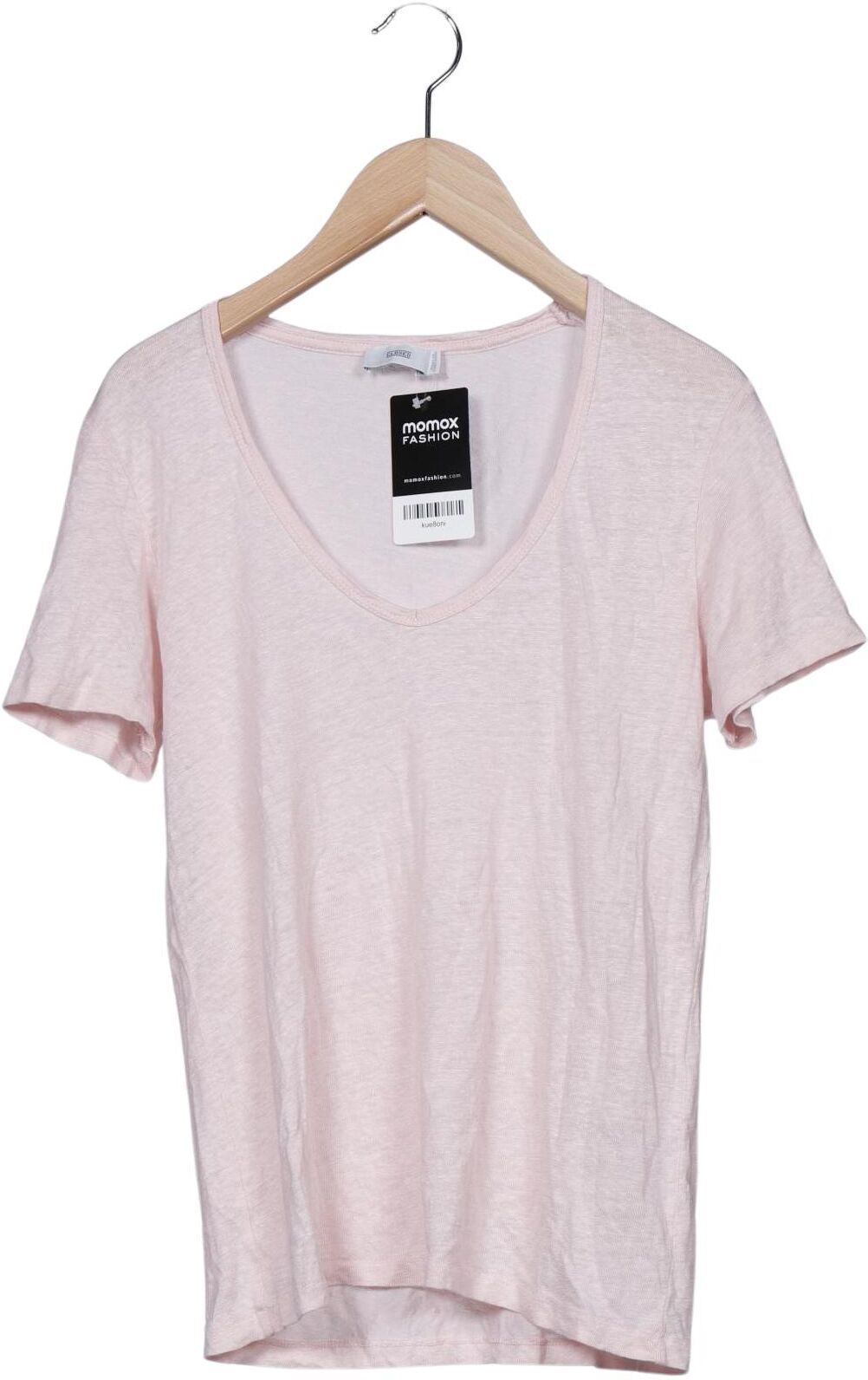 Closed Damen T-Shirt, Pink, Gr. S, Leinen - Second Hand