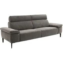 CASEDO Sofa Alina Stoff Dark Grey 244 cm