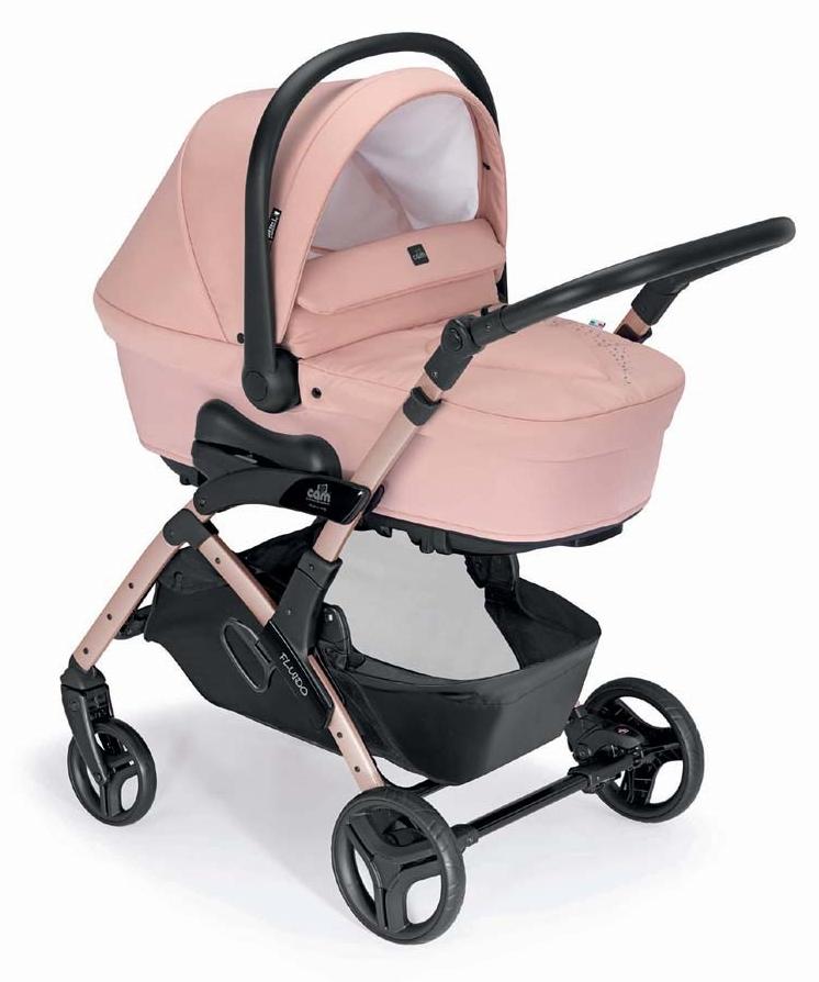 Kinderwagen Fluido Easy Kombi 2in1 | Mehr Farben verfügbar | inkl. Babyschale
