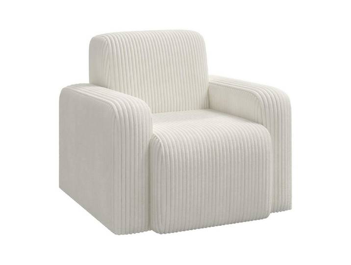 vidaXL Sessel Sessel Creme Cord (1-St)